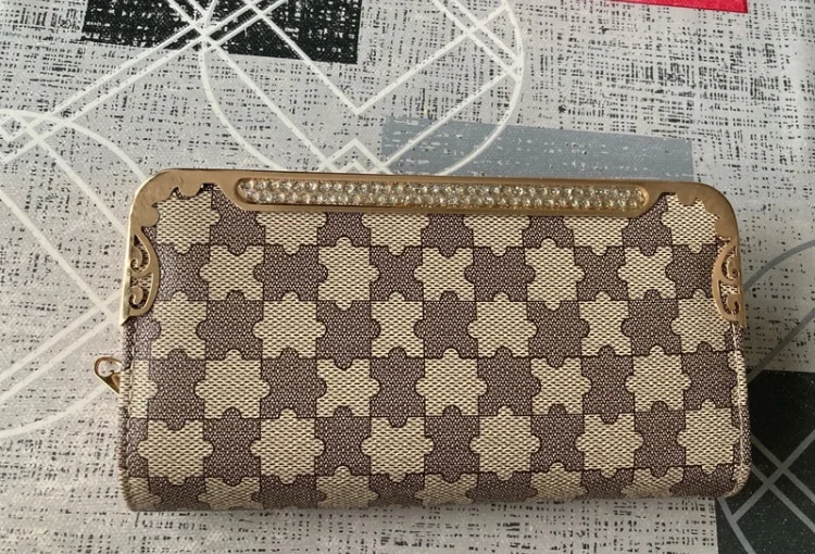Portefeuille femme double compartiment 